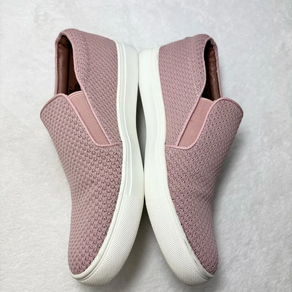 Steve Madden‎ Blush Pink Knit Slip-On Shoes Align Loafers Size 7
